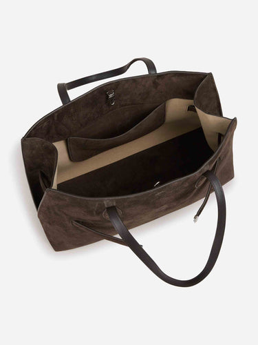 TOTEME Mujer Barcelona Bolso Tote Ante color Marrón Oscuro sku 814-000028 01 - Foto 4