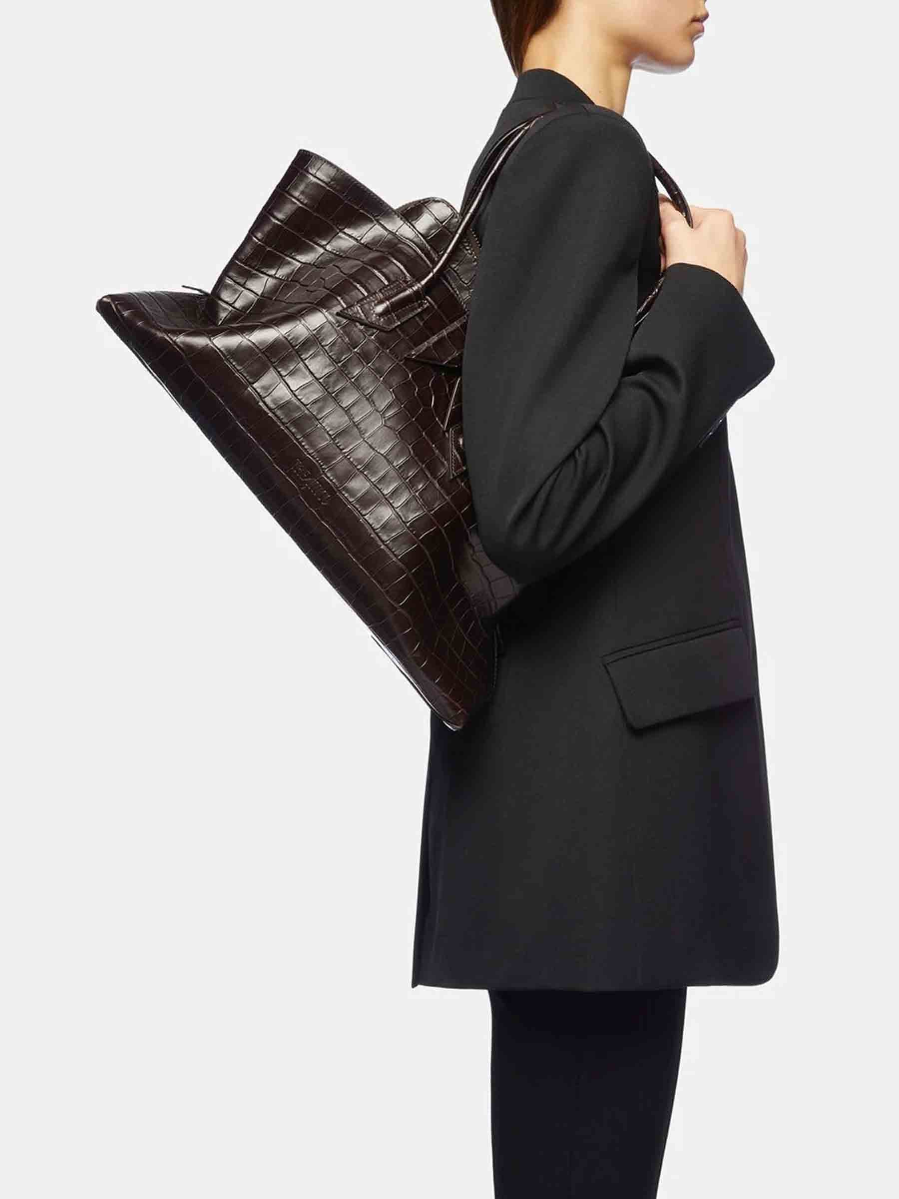 The Attico Mujer Barcelona Bolso La Passeggiata Medium color Marrón Oscuro sku 814-000038 01 - Foto 2
