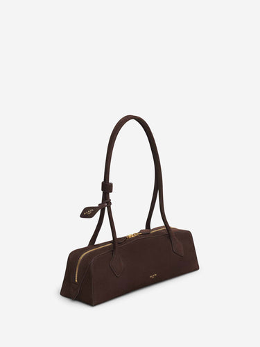 Alaïa Mujer Barcelona Bolso Le Teckel Medium color Marrón Oscuro sku 814-000049 01 - Foto 3