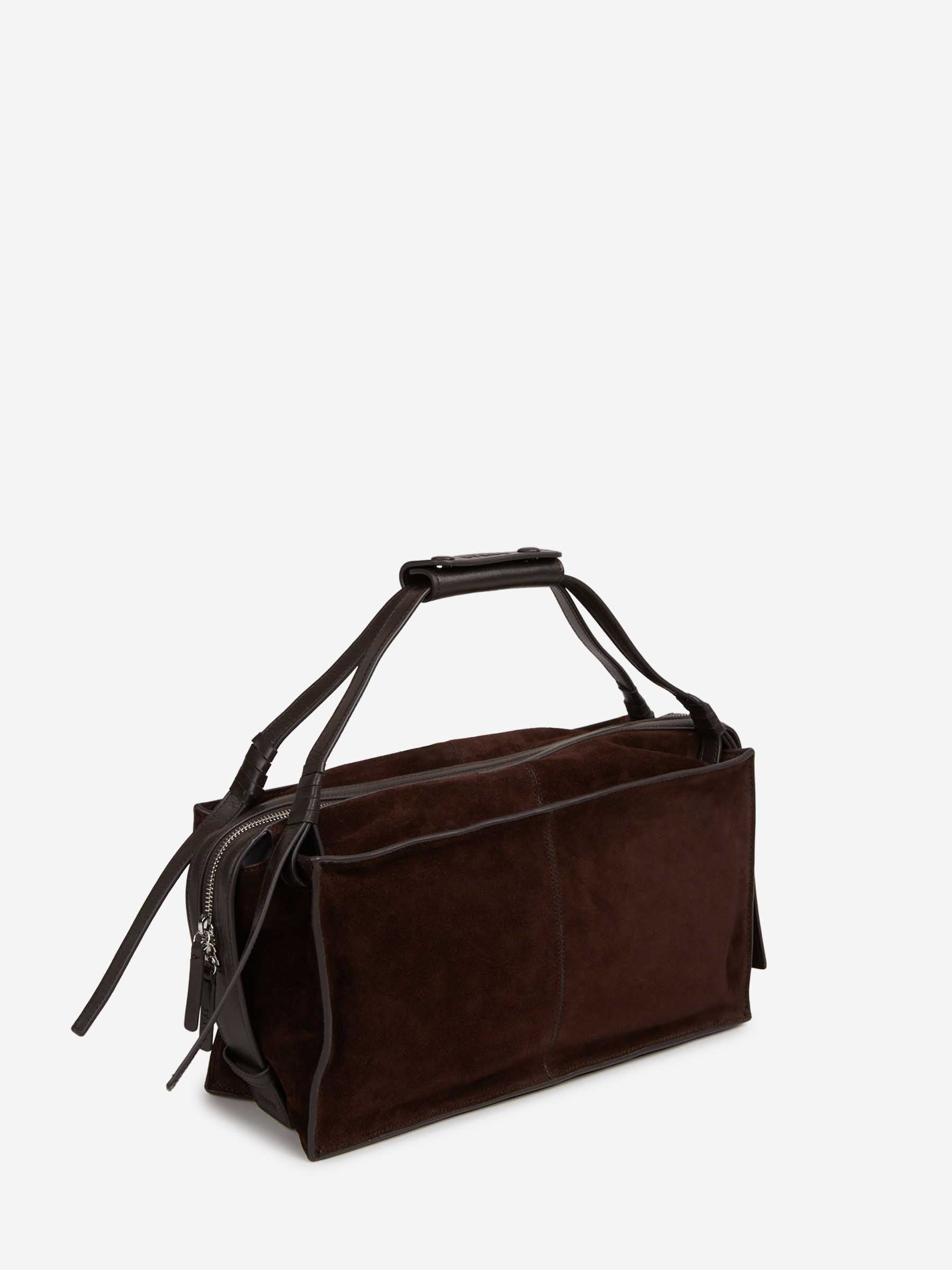 Staud Mujer Barcelona Bolsa Harold Suede color Negro sku 814-000052 01 - Foto 2