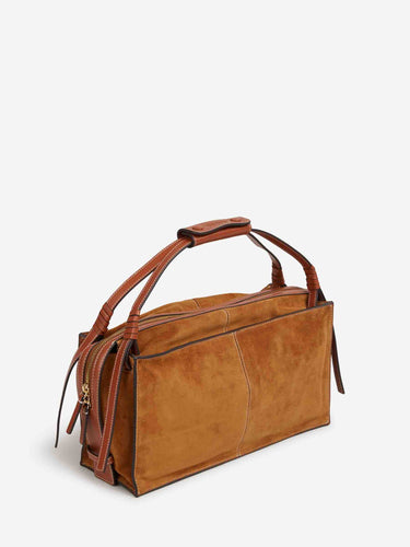 Staud Mujer Barcelona Bolsa Harold Suede color Caramelo sku 814-000052 02 - Foto 2