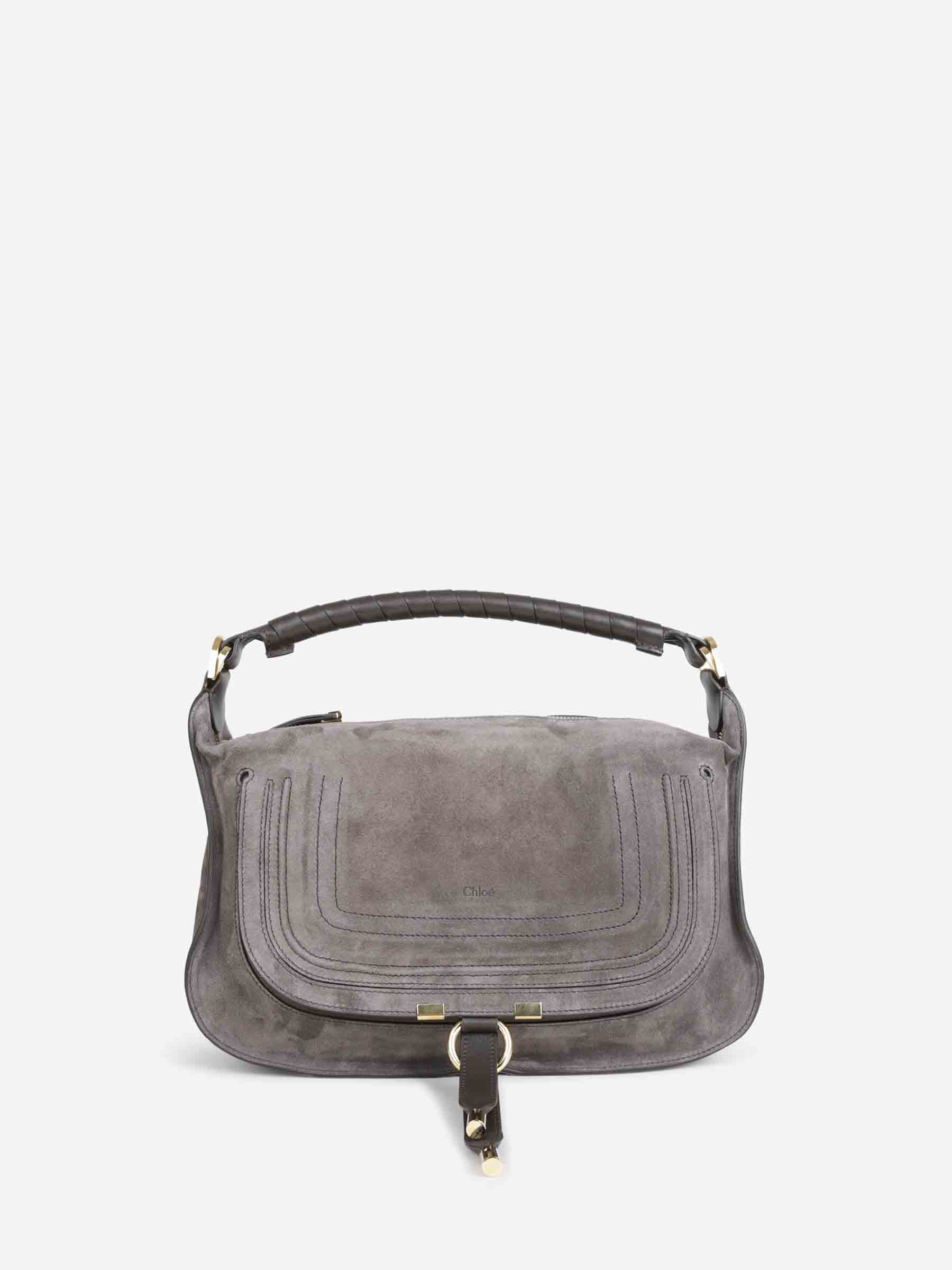 Chloé Mujer Barcelona Bolso Marcie Piel color Taupe sku 814-000065 01 - Foto 1
