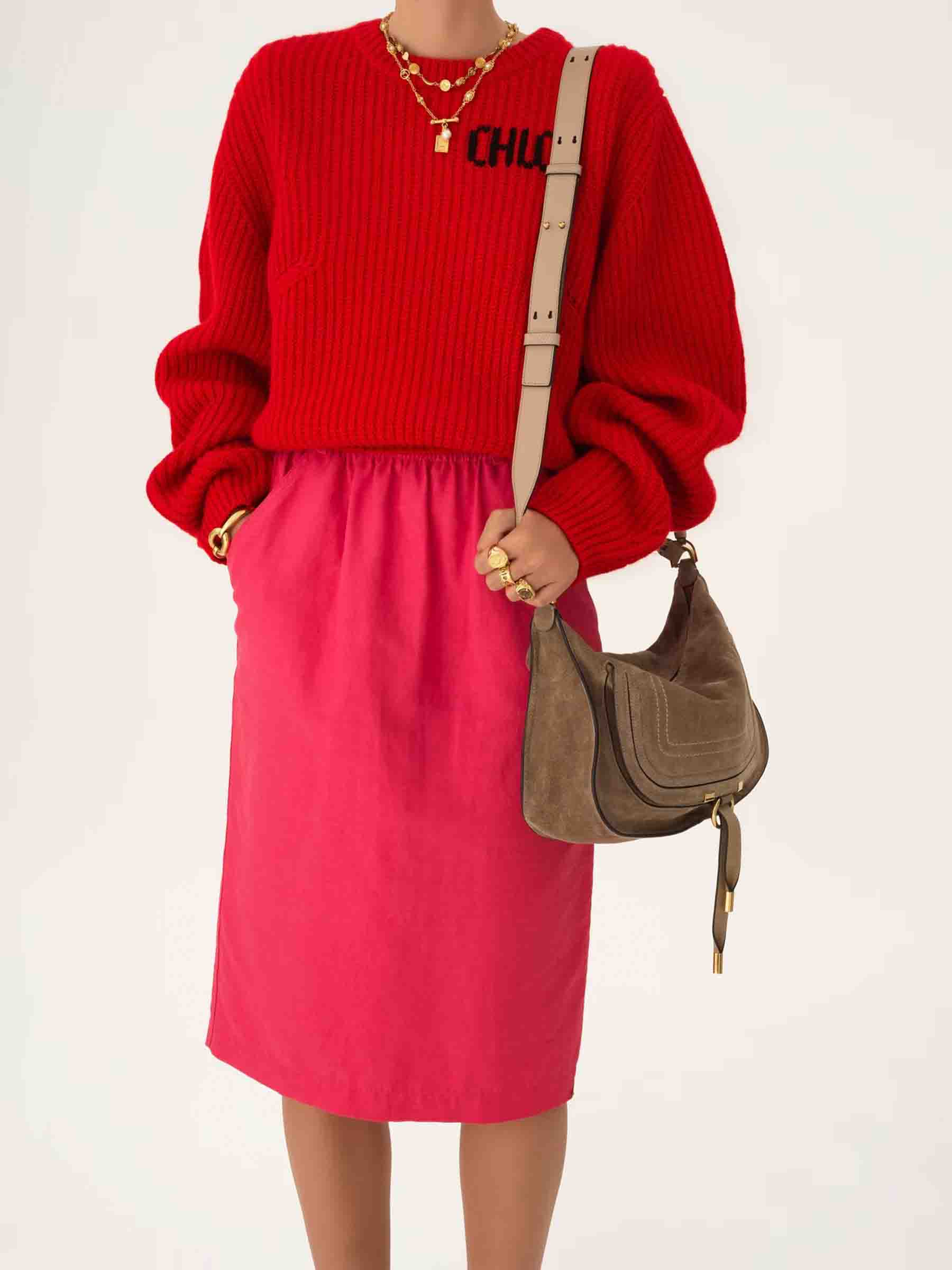 Chloé Mujer Barcelona Bolso Marcie Piel color Camel sku 814-000065 02 - Foto 2