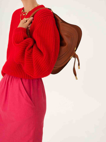 Chloé Mujer Barcelona Bolso Marcie Piel color Marrón sku 814-000066 02 - Foto 2