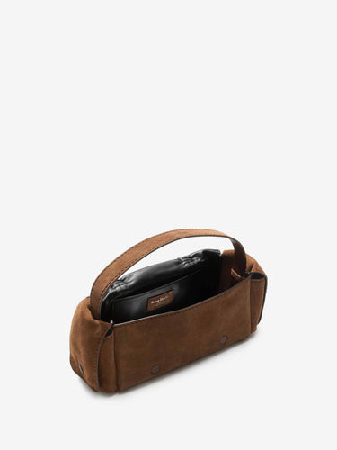 Acne Studios Mujer Barcelona Bolso Multipocket Suede color Camel sku 814-000074 01 - Foto 4