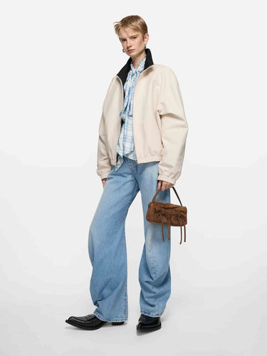 Acne Studios  Barcelona Bolso Mini Suede Multipocket color Caramelo sku 814-000075 01 - Foto 2