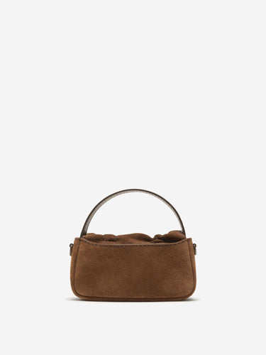 Acne Studios  Barcelona Bolso Mini Suede Multipocket color Caramelo sku 814-000075 01 - Foto 3