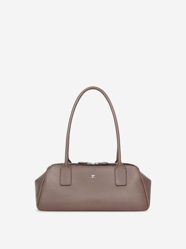 Courrèges Mujer Barcelona Bolso Medium Strip color Marrón Oscuro sku 814-000078 01 - Foto 1