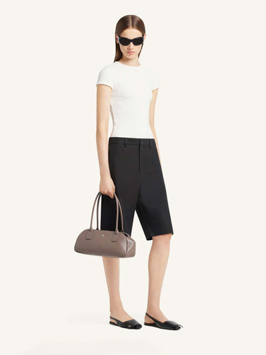 Courrèges Mujer Barcelona Bolso Medium Strip color Marrón Oscuro sku 814-000078 01 - Foto 2