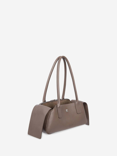 Courrèges Mujer Barcelona Bolso Medium Strip color Marrón Oscuro sku 814-000078 01 - Foto 4