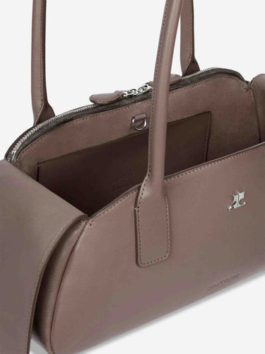 Courrèges Mujer Barcelona Bolso Medium Strip color Marrón Oscuro sku 814-000078 01 - Foto 5
