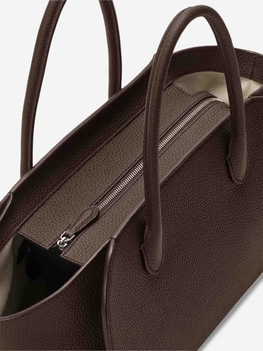 The Row Mujer Barcelona Bolso Marlo Piel color Marrón Oscuro sku 814-000084 01 - Foto 4