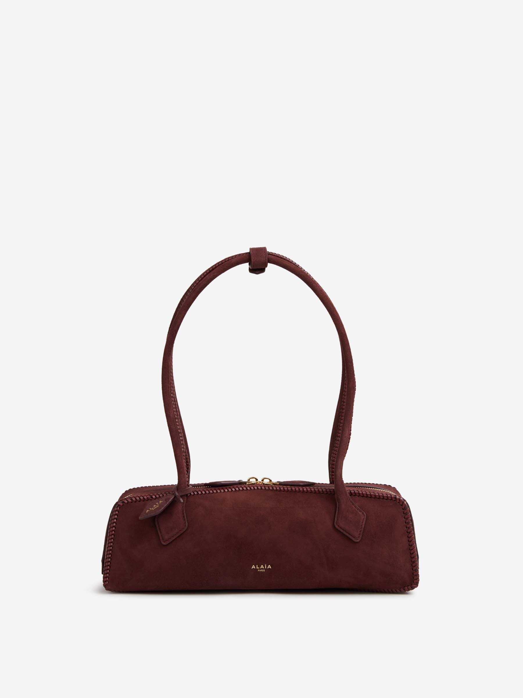 Alaïa Mujer Barcelona Bolso Le Teckel Medium color Burdeos sku 814-000096 01 - Foto 1