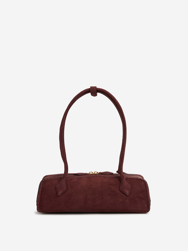 Alaïa Mujer Barcelona Bolso Le Teckel Medium color Burdeos sku 814-000096 01 - Foto 3