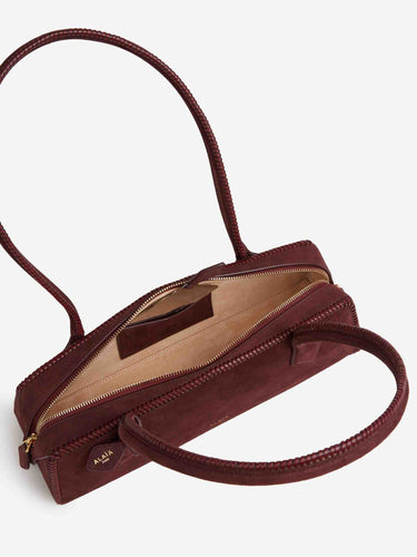 Alaïa Mujer Barcelona Bolso Le Teckel Medium color Burdeos sku 814-000096 01 - Foto 4