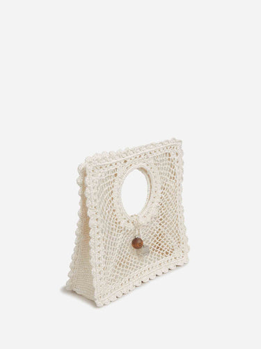 Jacquemus Mujer Barcelona Bolso Le Petit Carre Spiaggia color Blanco sku 814-000101 01 - Foto 2