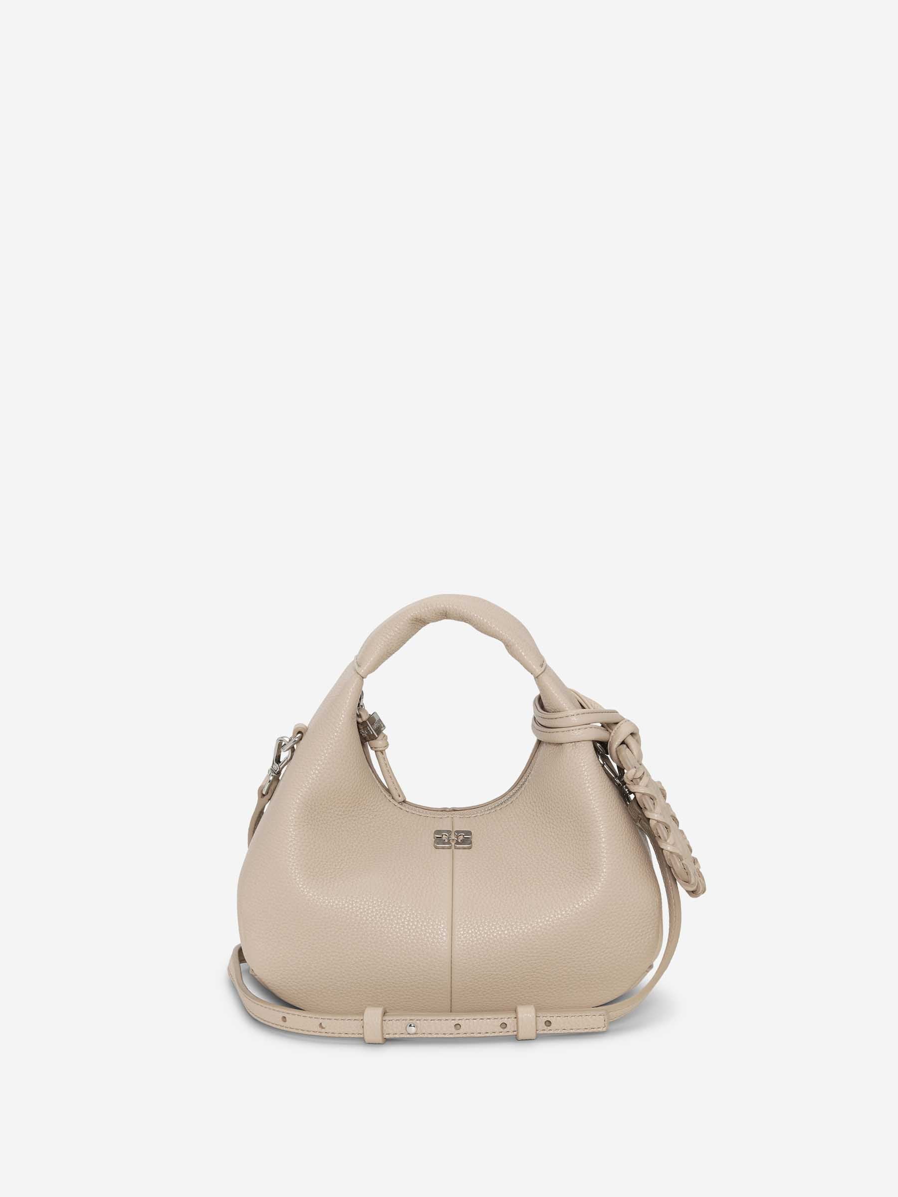Ganni Mujer Barcelona Bolso Hobo Mini color Crema sku 814-000110 01 - Foto 1
