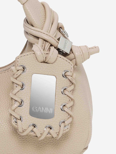 Ganni Mujer Barcelona Bolso Hobo Mini color Crema sku 814-000110 01 - Foto 4