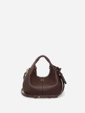 Ganni Mujer Barcelona Bolso Mini Hobo color Marrón Oscuro sku 814-000111 01 - Foto 1