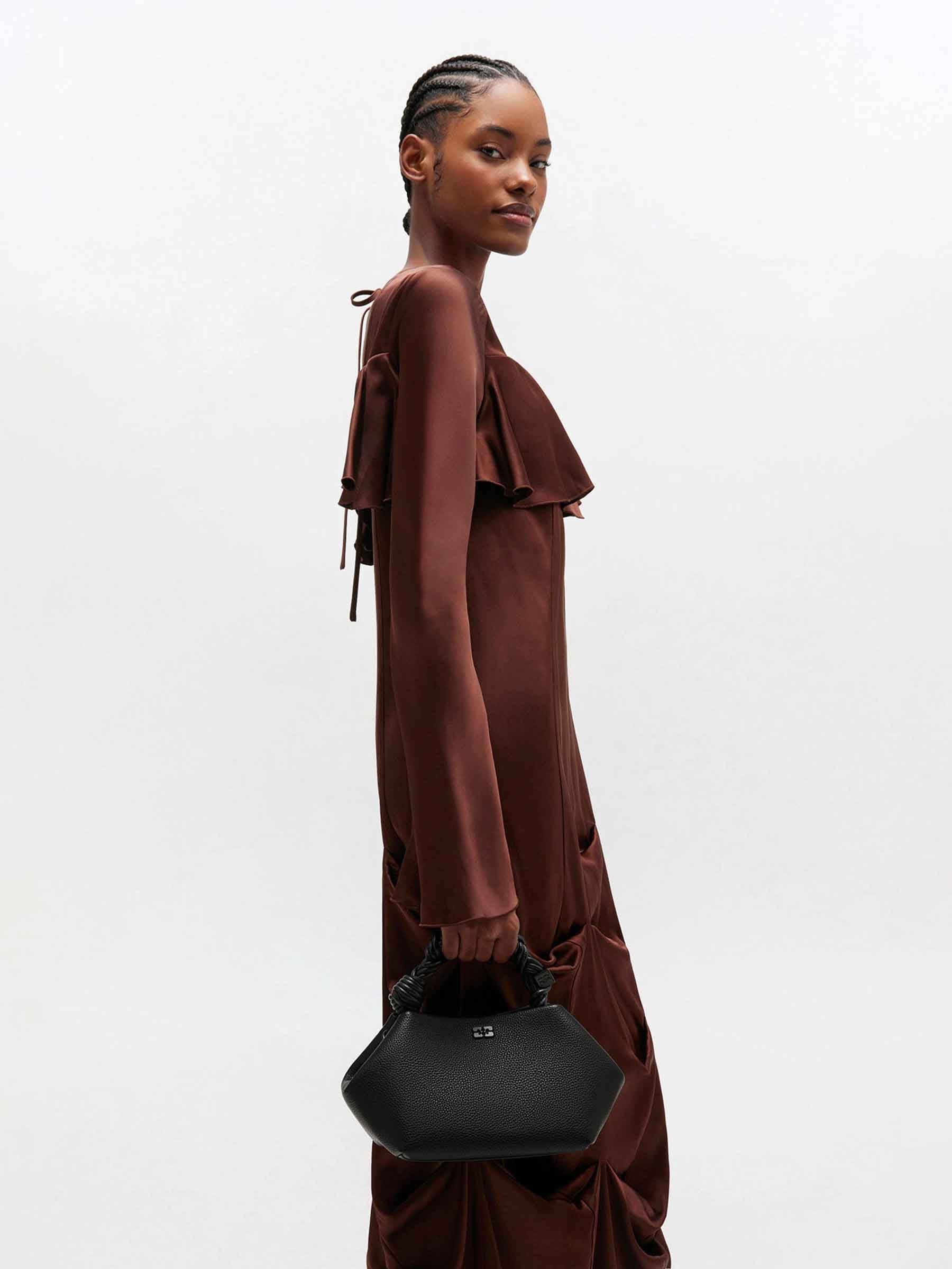 Ganni Mujer Barcelona Bolso Bou Mini color Negro sku 814-000113 01 - Foto 2