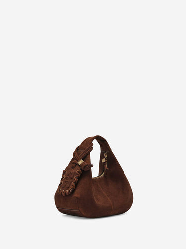 Ganni Mujer Barcelona Bolso Boho Mini color Marrón Oscuro sku 814-000114 01 - Foto 3