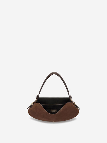 Ganni Mujer Barcelona Bolso de Hombro color Marrón Oscuro sku 814-000116 01 - Foto 4