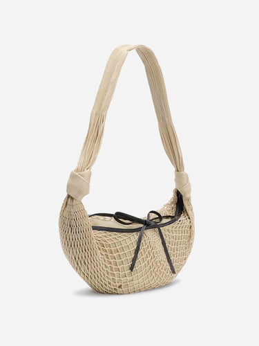 Lemaire Mujer Barcelona Bolso Filt Fortune Croissant color Beige sku 814-000126 01 - Foto 3