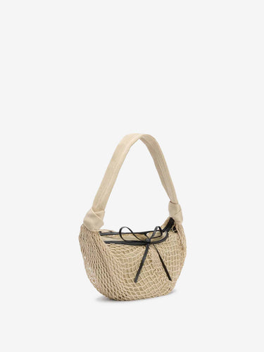 Lemaire Mujer Barcelona Bolso Fortune Croissant Filt color Beige sku 814-000127 01 - Foto 3