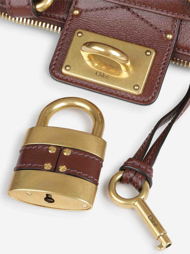 Chloé Mujer Barcelona Bolso Paddington Mini color Burdeos sku 814-000129 02 - Foto 4