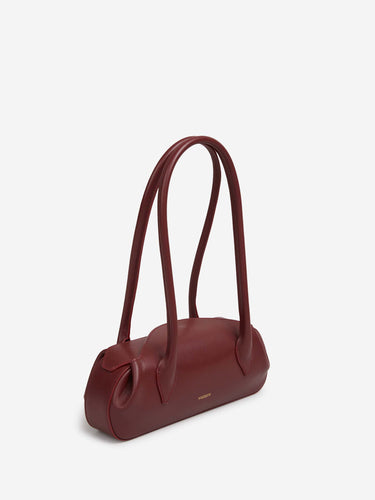 Yuzefi Mujer Barcelona Bolso de Hombro Oyster MIni color Burdeos sku 814-000140 01 - Foto 2