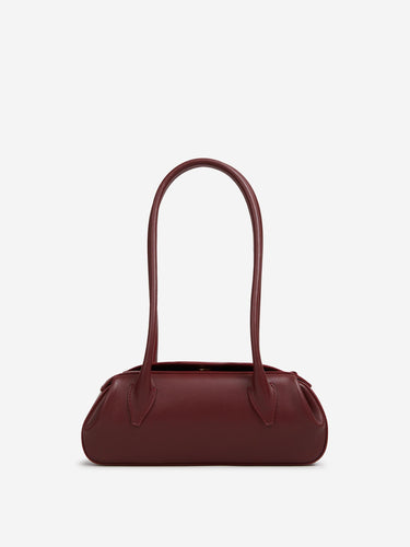 Yuzefi Mujer Barcelona Bolso de Hombro Oyster MIni color Burdeos sku 814-000140 01 - Foto 3