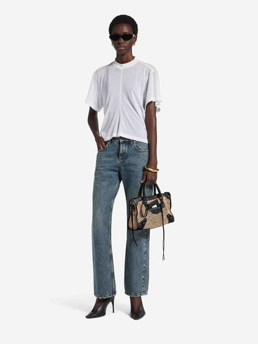 Balenciaga Mujer Barcelona Bolso Le City Pequeño color Rafia sku 814-000144 01 - Foto 2