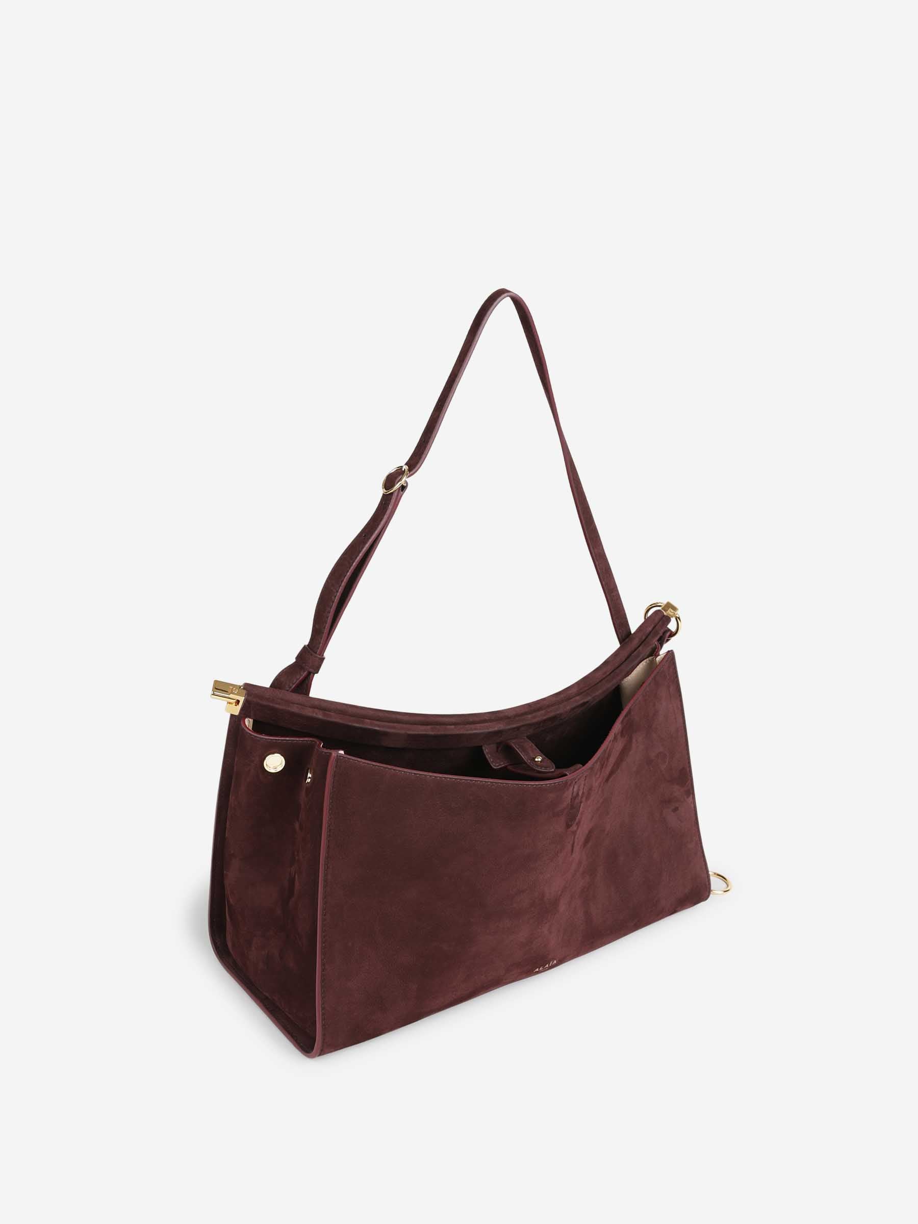 Alaïa Mujer Barcelona Bolso Le Click Pocket 35 color Burdeos sku 814-000146 01 - Foto 2