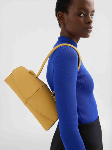 Jil Sander Mujer Barcelona Bolso Hombro Linea color Amarillo sku 814-000151 01 - Foto 2