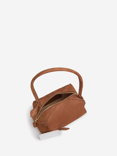 Alaïa Mujer Barcelona Bolso Mini Le Bouledogue color Caramelo sku 814-000160 01 - Foto 4