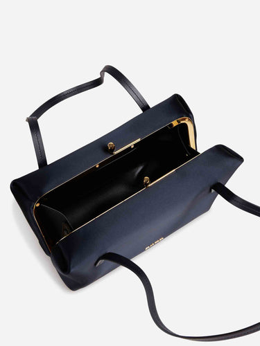 Jil Sander Mujer Barcelona Bolso Pillow Satin color Azul Marino sku 814-000167 01 - Foto 4
