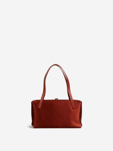 Jil Sander Mujer Barcelona Bolso Pillow Satin color Naranja Oscuro sku 814-000167 02 - Foto 3