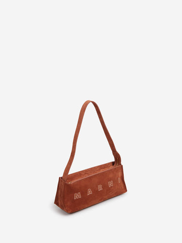 Marni Mujer Barcelona Bolso Rectangular Ante color Caramelo sku 814-000168 01 - Foto 2