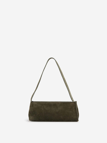 Marni Mujer Barcelona Bolso Rectangular Ante color Verde Militar sku 814-000168 02 - Foto 3