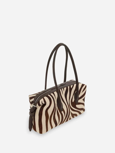 Yuzefi Mujer Barcelona Bolso Brioche Duffle Savanna Pony color Cebra sku 814-000178 01 - Foto 2