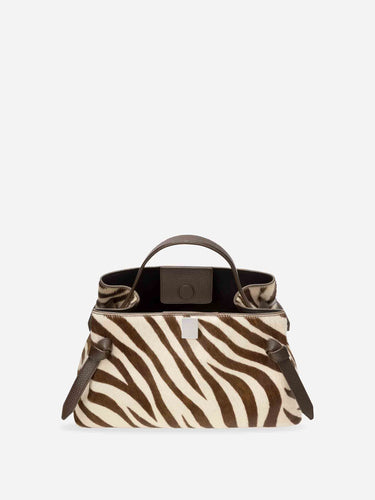 Yuzefi Mujer Barcelona Bolso Gyoza Savanna Pony color Cebra sku 814-000179 01 - Foto 2