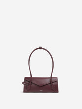 Alaïa Mujer Barcelona Le Teckel Flap Small color Burdeos sku 814-000208 02 - Foto 1