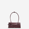 Alaïa Mujer Barcelona Le Teckel Flap Small color Burdeos sku 814-000208 02 - Foto 1