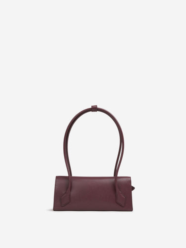 Alaïa Mujer Barcelona Le Teckel Flap Small color Burdeos sku 814-000208 02 - Foto 3