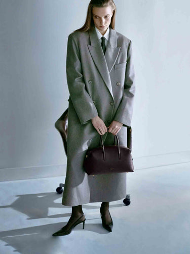 DeMellier Mujer Barcelona Bolso The Midi Stockholm color Burdeos sku 814-000223 01 - Foto 2