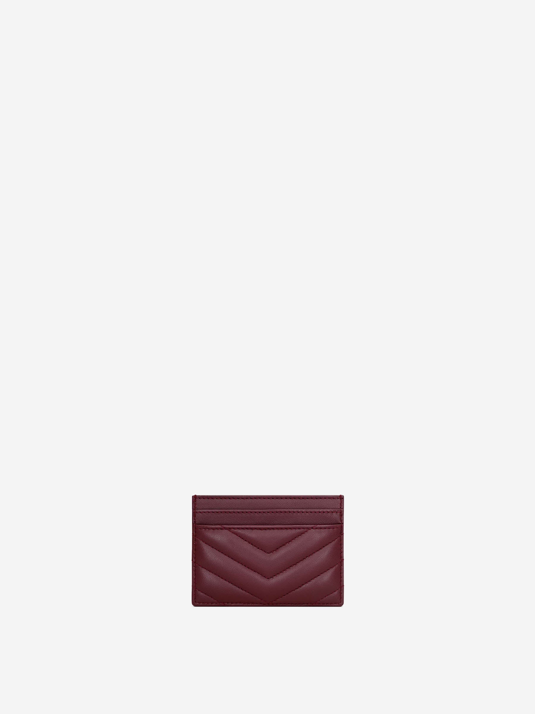 Saint Laurent Mujer Barcelona Tarjetero Cassandre color Burdeos sku 820-000730 01 - Foto 2