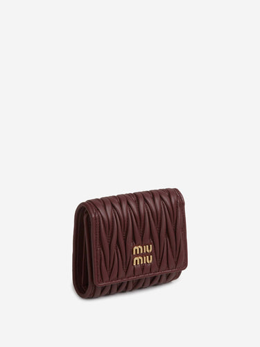 Miu Miu Mujer Barcelona Cartera Matelassé Pequeña color Marrón Oscuro sku 820-000737 02 - Foto 2