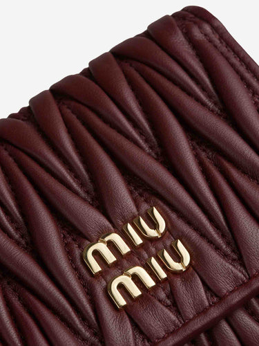 Miu Miu Mujer Barcelona Cartera Matelassé Pequeña color Marrón Oscuro sku 820-000737 02 - Foto 5