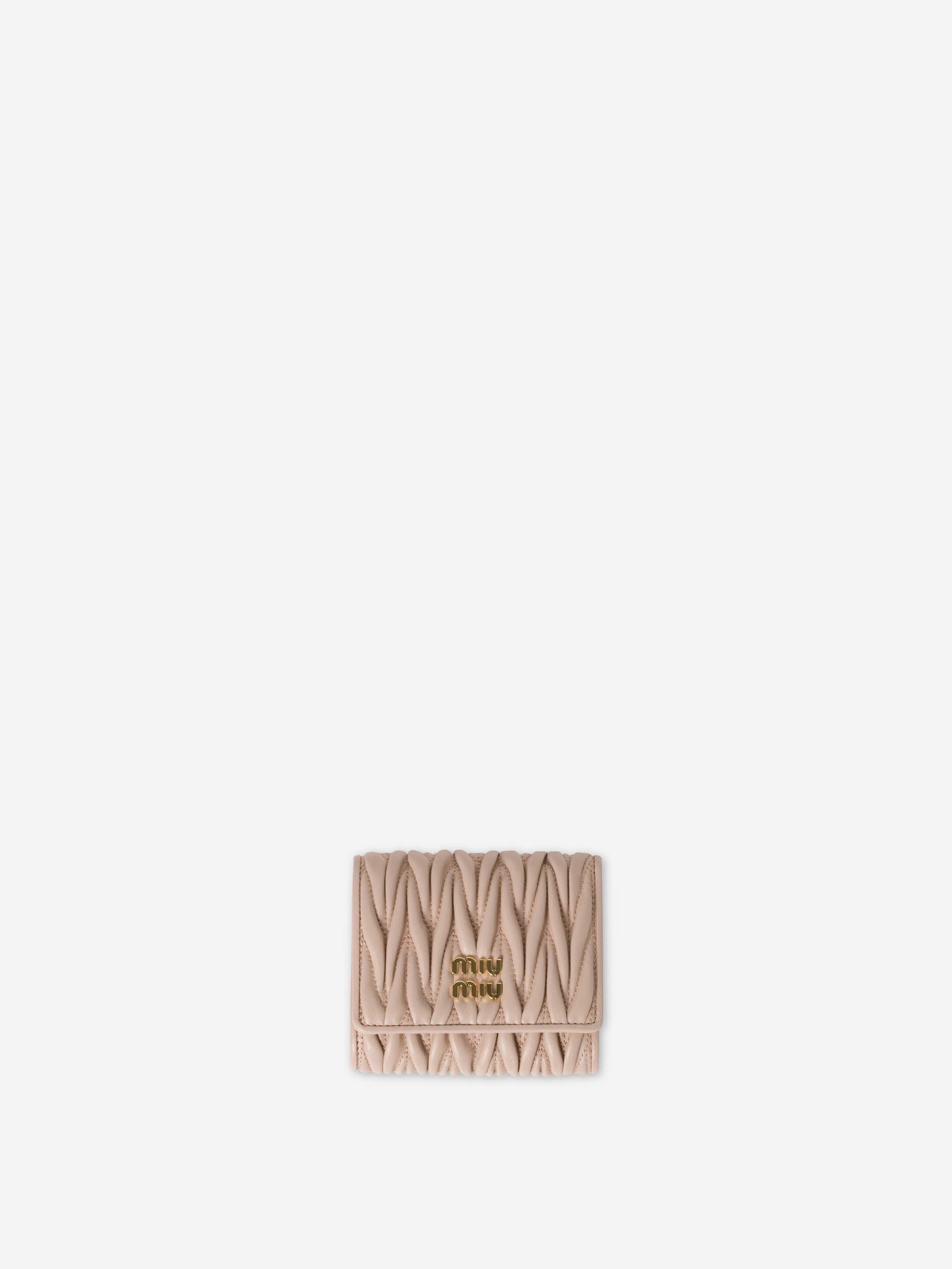 Miu Miu Mujer Barcelona Cartera Matelassé Pequeña color Rosa Palo sku 820-000737 03 - Foto 1