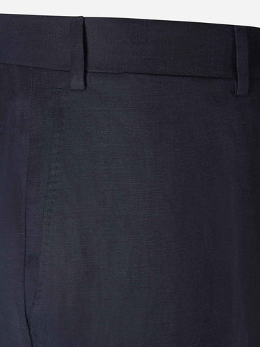 Canali Hombre Barcelona Traje de Lino y Seda color Azul Marino sku 311-000334 03 - Foto 8